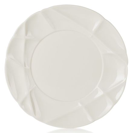 Porcelain flat plate, white color Succession Small Plate line REVOL 