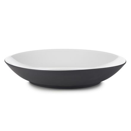 
eramic soup bowl, white cumulus color Equinoxe Coupe Plate line REVOL 