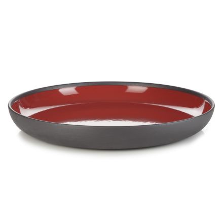 Individual bowl solid, pepper red color Solid Gourmet Plate line REVOL 