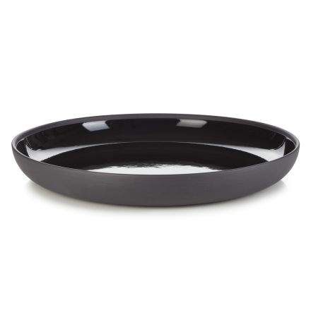 Individual bowl solid, glossy black color Solid Gourmet Plate line REVOL 