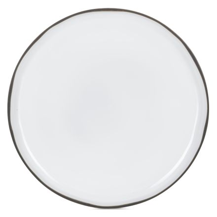 Dinner plate, dia. 26 cm, white cumulus Caractere line REVOL