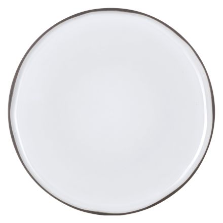 Dinner plate, dia. 30 cm, white cumulus Caractere line REVOL