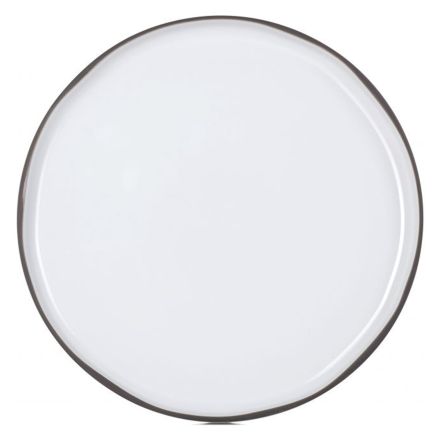Dinner plate, dia. 15 cm, white cumulus Caractere line REVOL