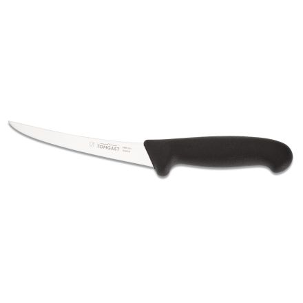 Boning knife 15 cm length, black TOM-GAST
