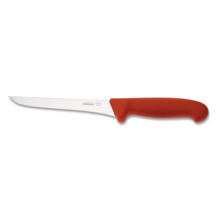 Nóż do trybowania dł. 16 cm czerwony - TOMGAST