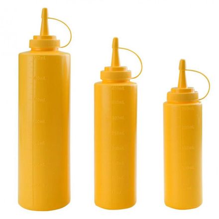 Sauce dispenser 0,7 l, yellow