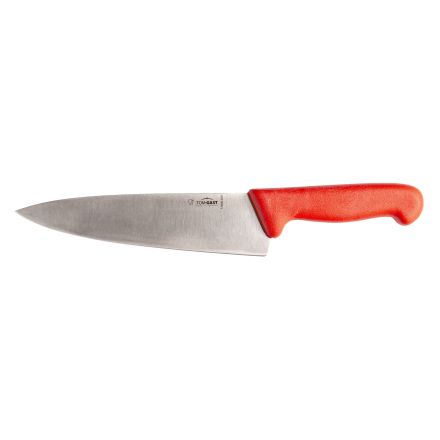 Nóż szefa kuchni dł. 20 cm czerwony - TOMGAST