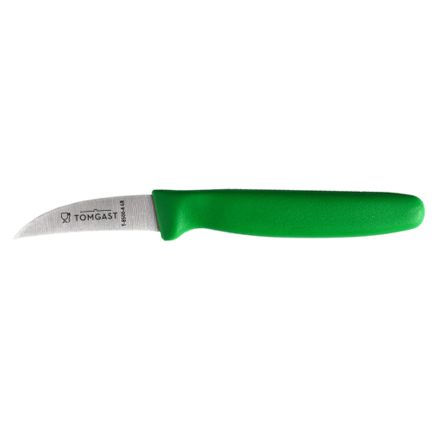 Nóż do oczkowania dł. 6 cm zielony - TOMGAST
