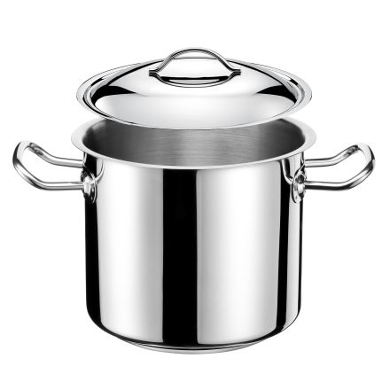 Deep stock pot dia.16 cm with lid EXCLUSIVE - TOMGAST