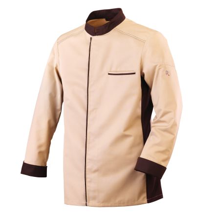 Chef's sweatshirt long sleeve mocha size XL ABAX - ROBUR