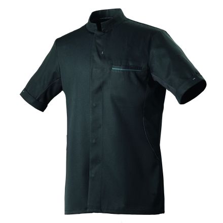 Chef's jacket short sleeve black size XS DUNES - ROBUR