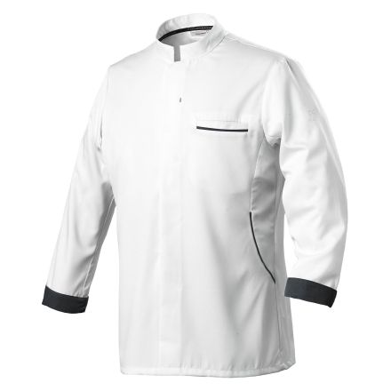 Bluza kucharska długi rękaw biała rozm. XL DUNES - ROBUR