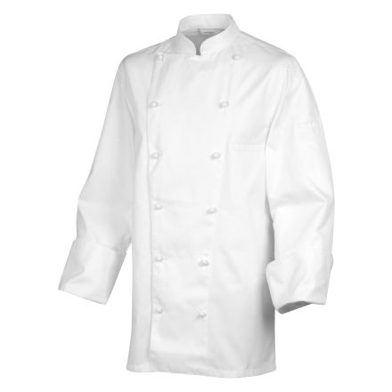 White apron, long-sleeved XXL Monblanc line ROBUR 