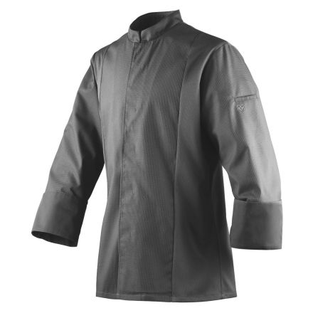 Chef's jacket long sleeve gray size L SIAKA - ROBUR