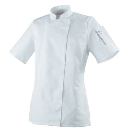 Unera, white jacket, short sleeves, size XXXL - ROBUR