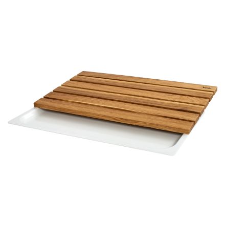 Deska do krojenia pieczywa z tacą na okruchy wys. 4 cm GN 1/1 - VERLO