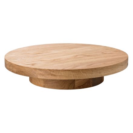Low round oak platter dia. 280/170 mm EGZOS  VERLO