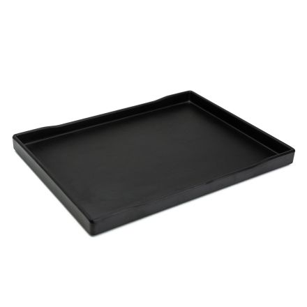 Melamine tray ZEN 30 x 22 x 2,3 cm black VERLO
