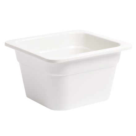 Melamine container GN 1/6 h-10 cm white VERLO