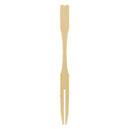 Widelec bambusowy dł. 9 cm (op. 100 szt) - VERLO