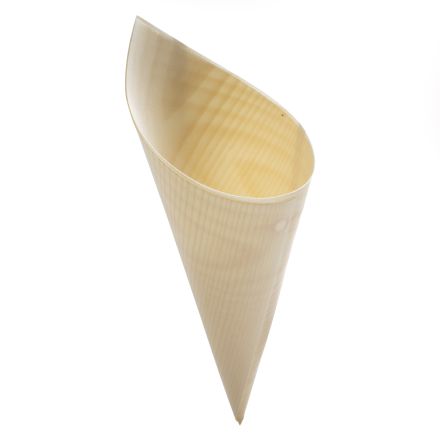 Wooden cone 9x12,5 cm pack (50 pcs) VERLO
