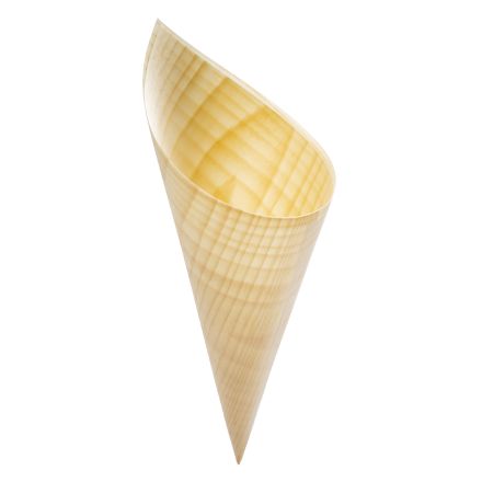 Wooden cone 14x19,5 cm pack (50 pcs) VERLO
