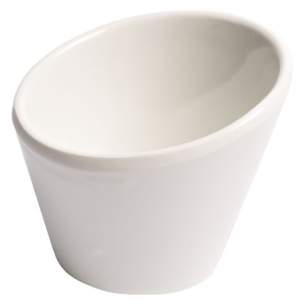 Melamine bowl, bluntly cut Velocity white VERLO