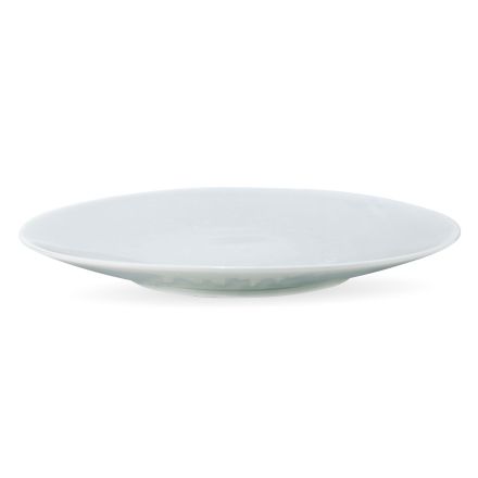 Talerz owalny głęboki 30x25 cm perłowy PERLA - VERLO