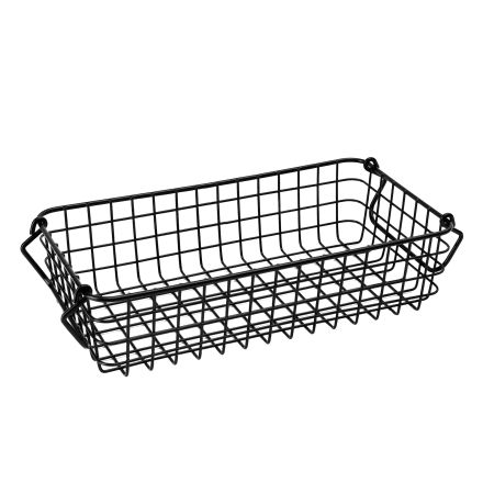 GN 1/3 basket, height 80 mm, black steel - VERLO