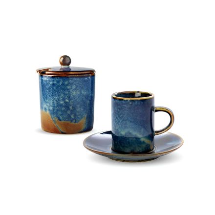 Zestaw espresso mini  DEEP BLUE - VERLO