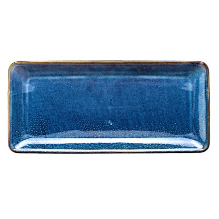 Półmisek prostokątny 35,5x16,5 cm DEEP BLUE - VERLO
