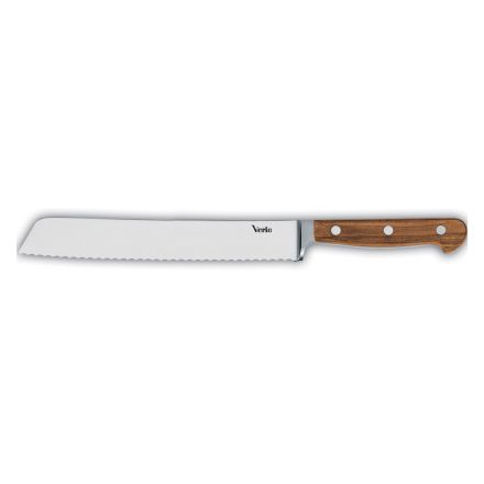 Bread knife with wooden handle, 20 cm length VERLO