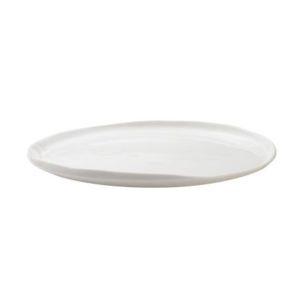 Talerz płaski 25 cm kość słoniowa ETER CLOUD - VERLO