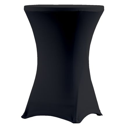 Pokrowiec na stół koktajlowy śr. 81,3 cm czarny - VERLO