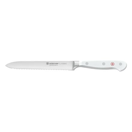 Sausage knife 14/25 cm CLASSIC WHITE - WÜSTHOF