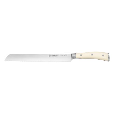 Nóż do chleba o podwójnie ząbkowanym ostrzu dł. 23 cm CLASSIC IKON CREME - WÜSTHOF