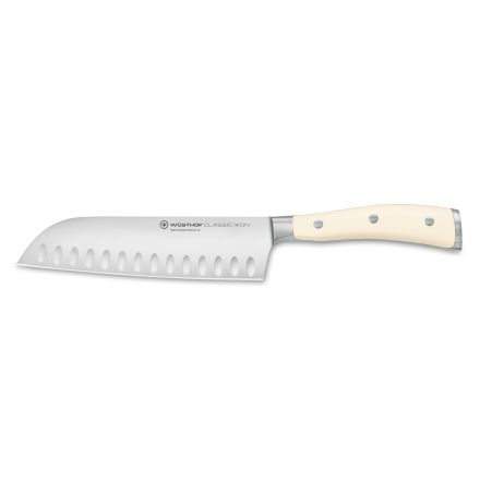 Santoku knife 17 cm CLASSIC IKON CREME - WÜSTHOF