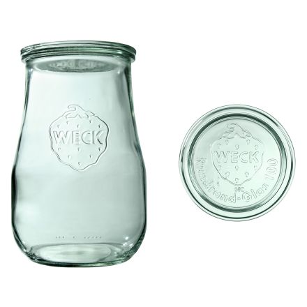 Jar TULIP 1750 ml with lid - pack. 4 szt - WECK