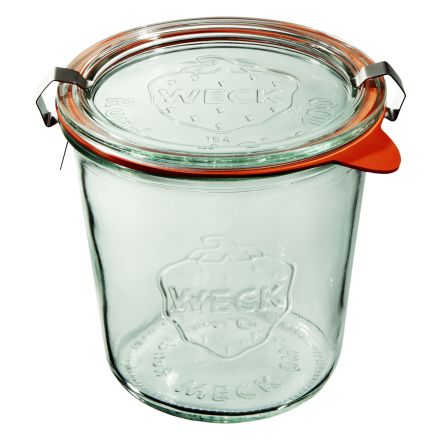 Jar MOLD 580 ml with lid , seal , 2 clamps - pack. 6 pcs - WECK