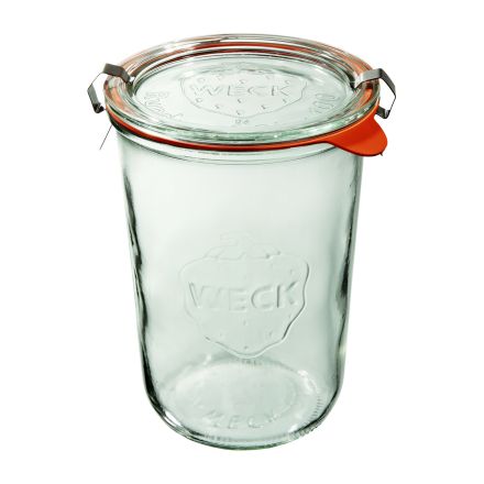 Jar MOLD 850 ml with lid , seal , 2 clamps - pack. 6 pcs - WECK