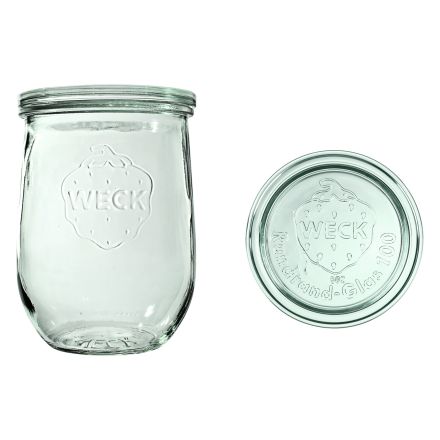 Jar TULIP 1062 ml with lid - pack. 6 pcs - WECK