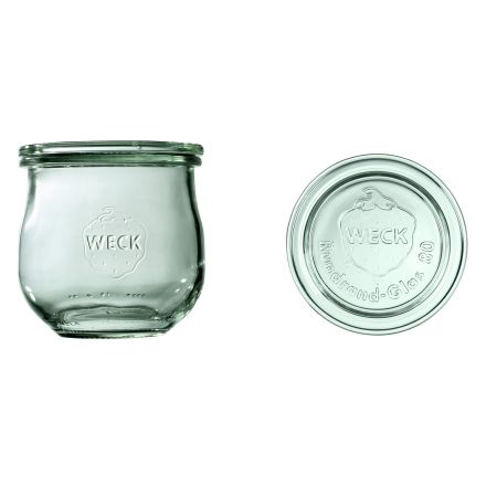 Jar TULIP 370 ml with lid - pack. 6 pcs - WECK