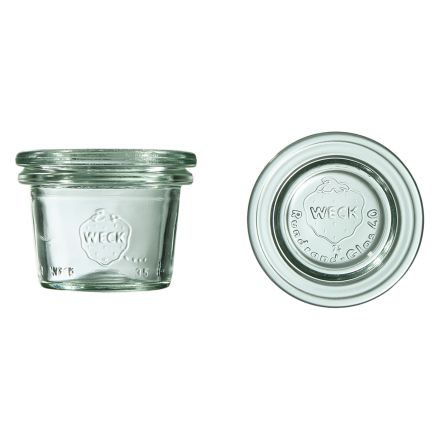 Jar MINI-STURZ 35 ml with lid - pack. 12 pcs - WECK