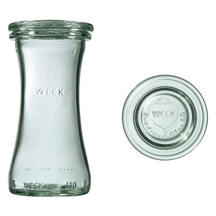 Jar DELI 100 ml with lid - pack. 6 pcs - WECK