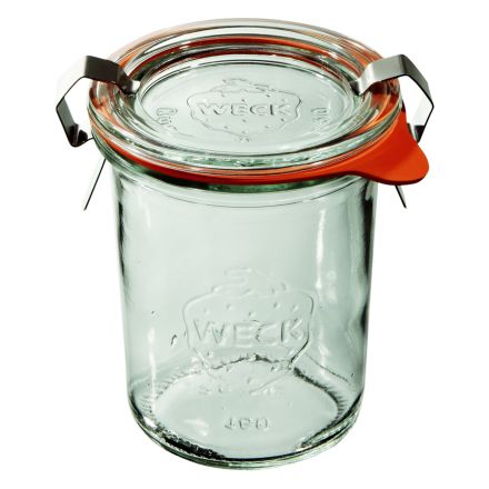 Jar MINI-STURZ 160 ml with lid , seal , 2 clamps - pack. 12 pcs - WECK