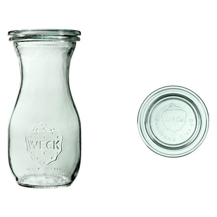 Bottle SAFTFLASCHE 290 ml with lid - pack. 6 pcs - WECK