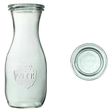 Bottle SAFTFLASCHE 530 ml with lid - pack. 6 pcs - WECK