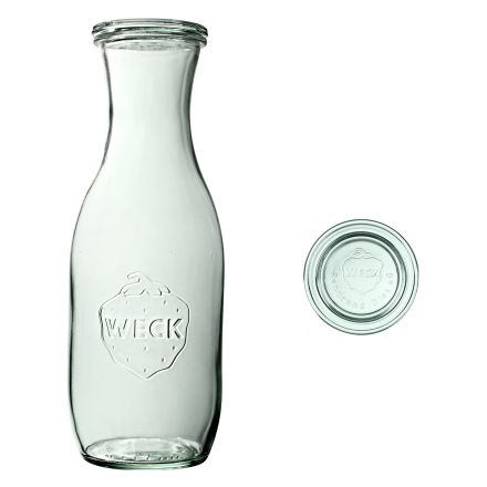 Bottle SAFTFLASCHE 1062 ml with lid - pack. 6 pcs - WECK