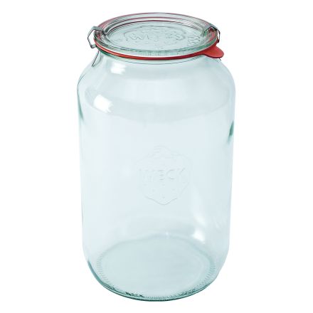 Jar Cylindrical 3000 ml (4 pcs), lid, lid, lid x2 - WECK