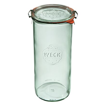 Jar STURZ 1500 ml with lid , seal , 2 clamps - WECK